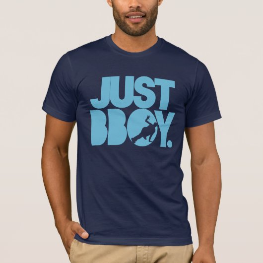 ちょうどbboy -青 tシャツ (正面)