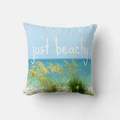 ちょうどBeachy引用文の枕 クッション (正面)