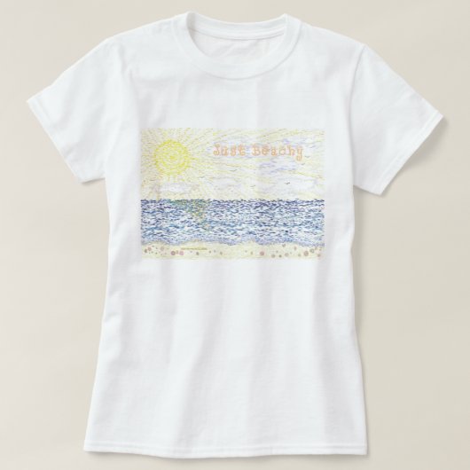 ちょうどBeachy Tシャツ (デザイン正面)