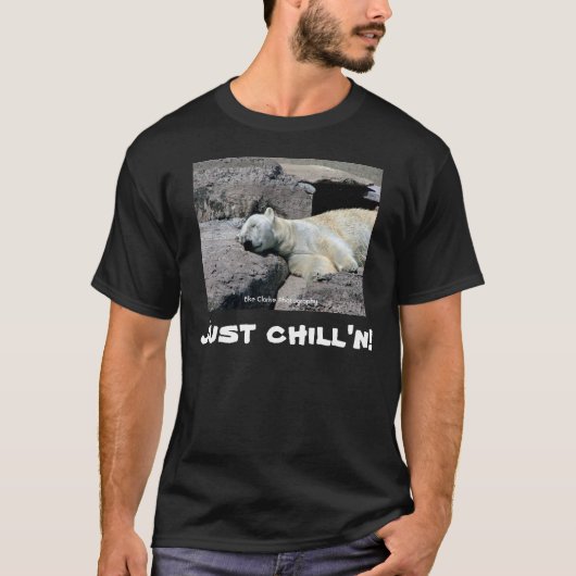 ちょうどchill'n! 白くまのユーモアのTシャツ Tシャツ (正面)