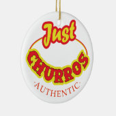 ちょうどChurrosのロゴのオーナメント セラミックオーナメント (右)