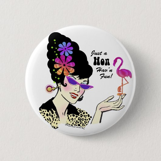 ちょうどHon Havinのおもしろいボタン 缶バッジ (正面)