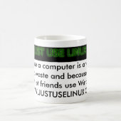ちょうどLinuxをので…使用して下さい コーヒーマグカップ (中央)