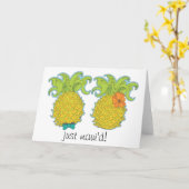 ちょうどMaui'dカード カード (黄色い花)