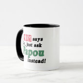 ちょうどPapouを頼んで下さい マグカップ (正面左)