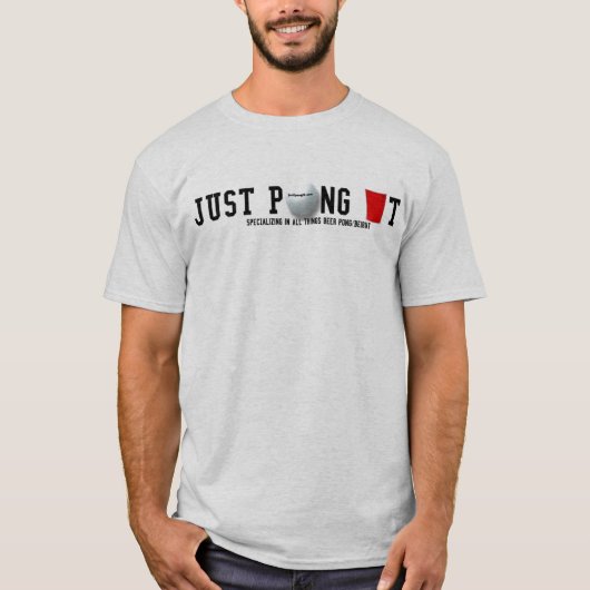 ちょうどPongそれTシャツ Tシャツ (正面)