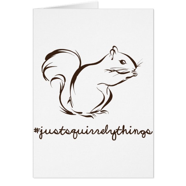 ちょうどSquirrelyの事のリス (正面)
