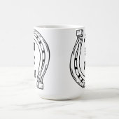 ちょうどWHOAコーヒー・マグを言って下さい コーヒーマグカップ (中央)