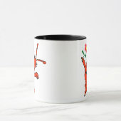 ちょうネクタイのかわいいCrawfish/ロブスター マグカップ (中央)