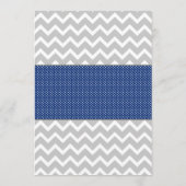 ちょうネクタイのベビーシャワーは詩が付いているノート感謝していしています サンキューカード (裏面)