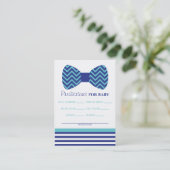 ちょうネクタイの予言カード大きい名刺 名刺 (スタンド正面)