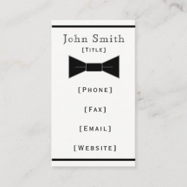 ちょうネクタイの名刺 名刺