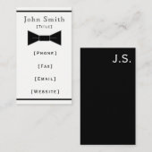 ちょうネクタイの名刺 名刺 (正面/裏面)