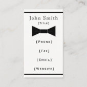 ちょうネクタイの名刺 名刺 (正面)