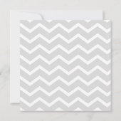 ちょうネクタイの男の赤ちゃんのシャワーの招待 招待状 (裏面)