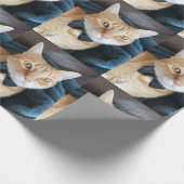 ちょうネクタイ猫 ラッピングペーパー (角)