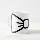 ちょうネクタイ コーヒーマグカップ (正面左)