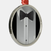 ちょうネクタイ メタルオーナメント (右)