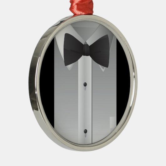 ちょうネクタイ メタルオーナメント (右)