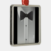 ちょうネクタイ メタルオーナメント (右)