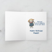 ちょっとお父さん-バースデー・カード カード (内部)