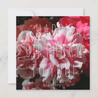 ちょっとかわいらしい女の子! バースデー・カード カード