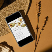 ちょっとしたかぼちゃ | ヒマワリ | 秋のベイビーシャワー 招待状