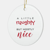 ちょっとしたほいけなとんど素敵なクリスマスの飾り セラミックオーナメント (左)