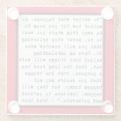 ちょっとしたインスピレーション ガラスコースター (裏面)