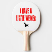 ちょっとしたウィーナー冗談 卓球ラケット (正面)