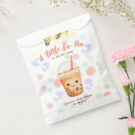 ちょっとしたキューティーなタピオカティーベイビーシャワー フェイバーバッグ