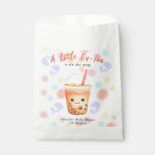 ちょっとしたキューティーなタピオカティーベイビーシャワー フェイバーバッグ (正面)