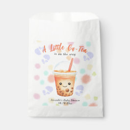 ちょっとしたキューティーなタピオカティーベイビーシャワー フェイバーバッグ