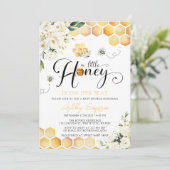 ちょっとしたハニーベイビーシャワーの招待状 招待状 (スタンド正面)