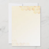 ちょっとしたハニーベイビーシャワーの招待状 招待状 (裏面)