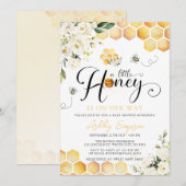 ちょっとしたハニーベイビーシャワーの招待状 招待状 (正面/裏面)
