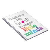 ちょっとしたハートを作るのに大きな仕事だ ノートブック (右側)