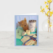 ちょっとしたピンチ カード (黄色い花)