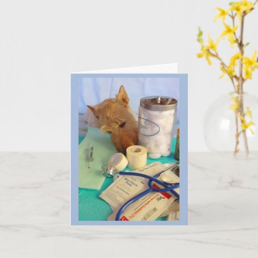 ちょっとしたピンチ カード (黄色い花)