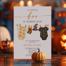 ちょっとしたブーがもうすぐ生まれるよ！ハロウィンのベビーシャワー
