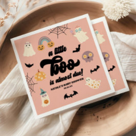 ちょっとしたブーがもうすぐ！ハロウィンベビーシャワー スタンダードカクテルナプキン