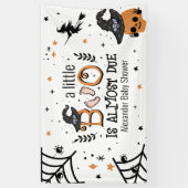 ちょっとしたブーがハロウィーンの約束だ 横断幕 (縦)