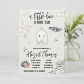 ちょっとしたブーが来たぞ!ハロウィーンの赤ちゃんシャワー 招待状 (スタンド正面)