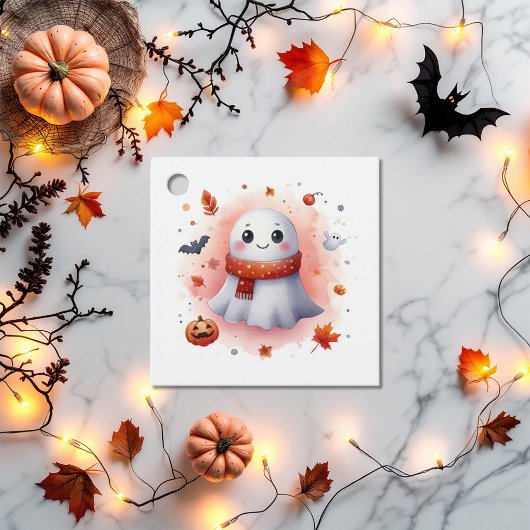 「ちょっとしたブーが行き着いている」ハロウィーンの赤ちゃんシャワー フェイバータグ