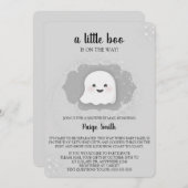 ちょっとしたブーブーベイビーシャワーの郵送招待状 招待状 (正面/裏面)