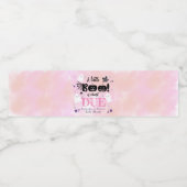 ちょっとしたブー |ハロウィーンガールのベビーシャワー ペットボトルラベル (シングルラベル)