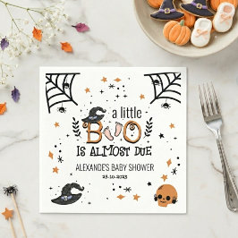 ちょっとしたプチ恐怖はもうすぐベビーシャワーハロウィン スタンダードカクテルナプキン