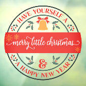 ちょっとしたメリークリスマスの仕事をする ウィンドウサイン (シート3)