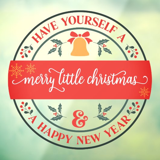 ちょっとしたメリークリスマスの仕事をする ウィンドウサイン (シート3)