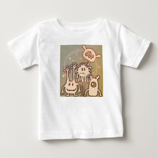 ちょっとしたモンスターの楽しみ ベビーTシャツ (正面)